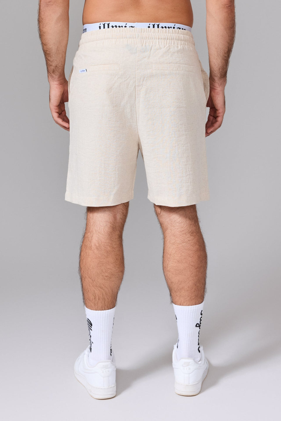Men’s Linen Shorts - Beige
