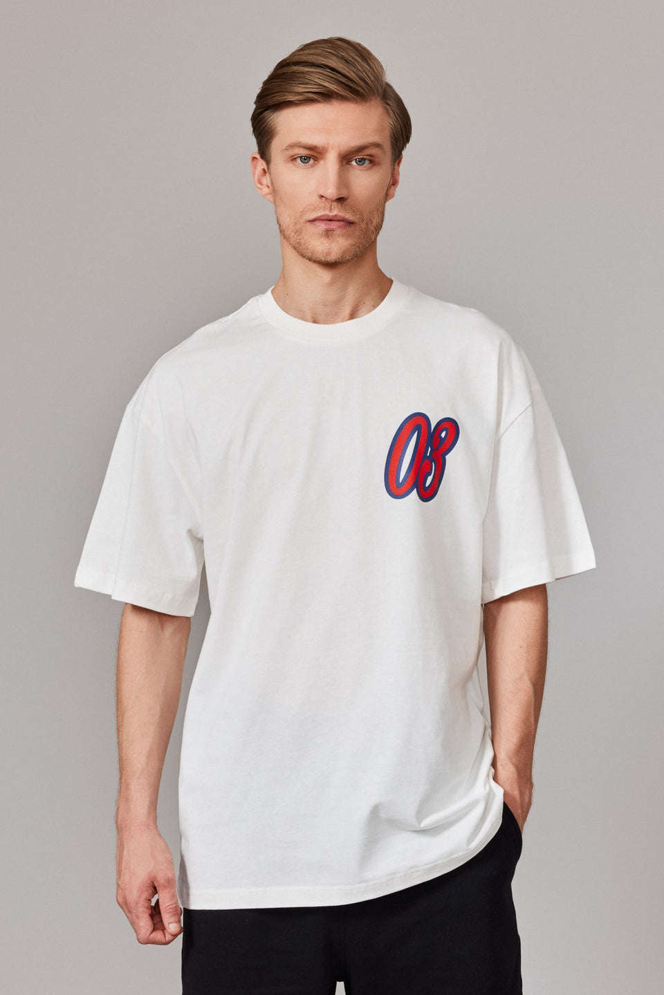 Three Logo SS24 T-shirt - White