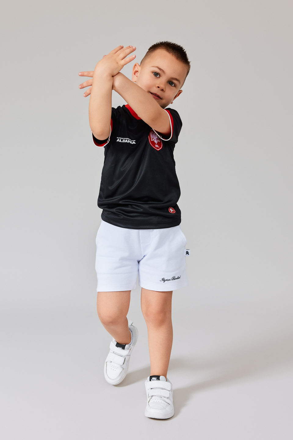 Kids' Albania 2024 Jersey - Black