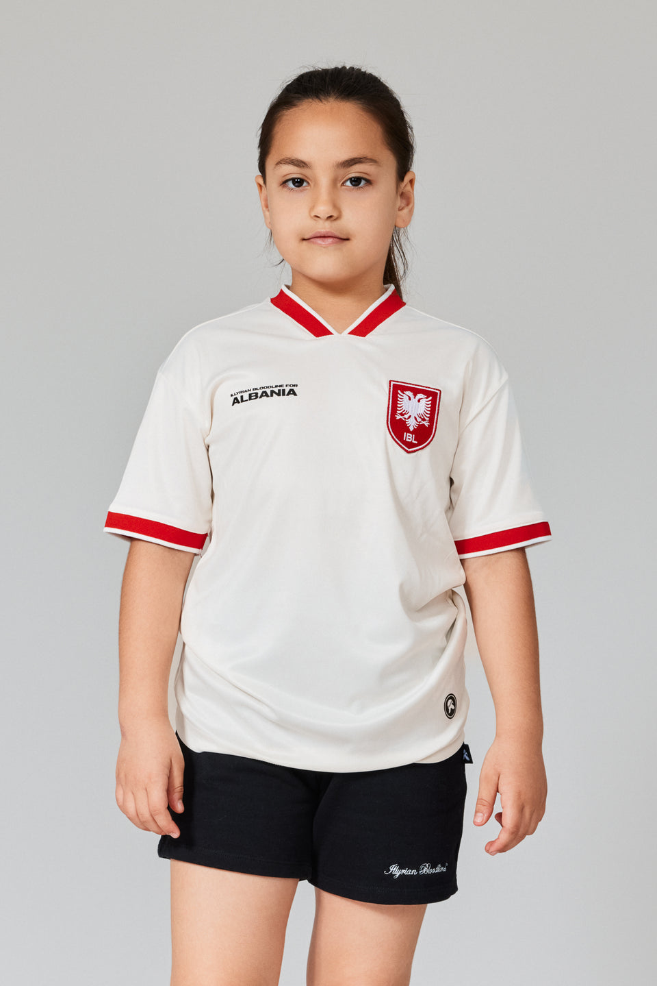 Kids' Albania 2024 Jersey - White