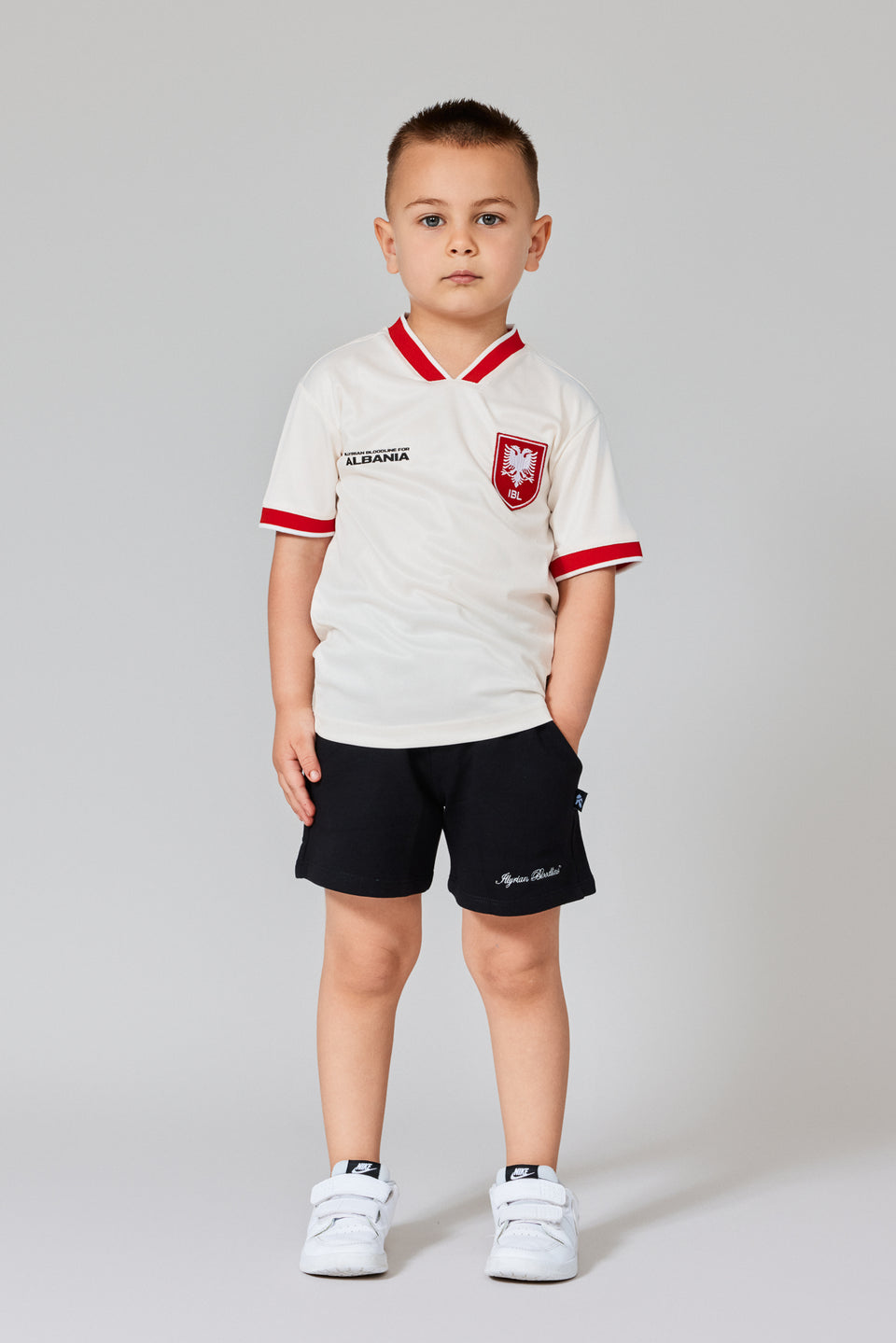 Kids' Albania 2024 Jersey - White