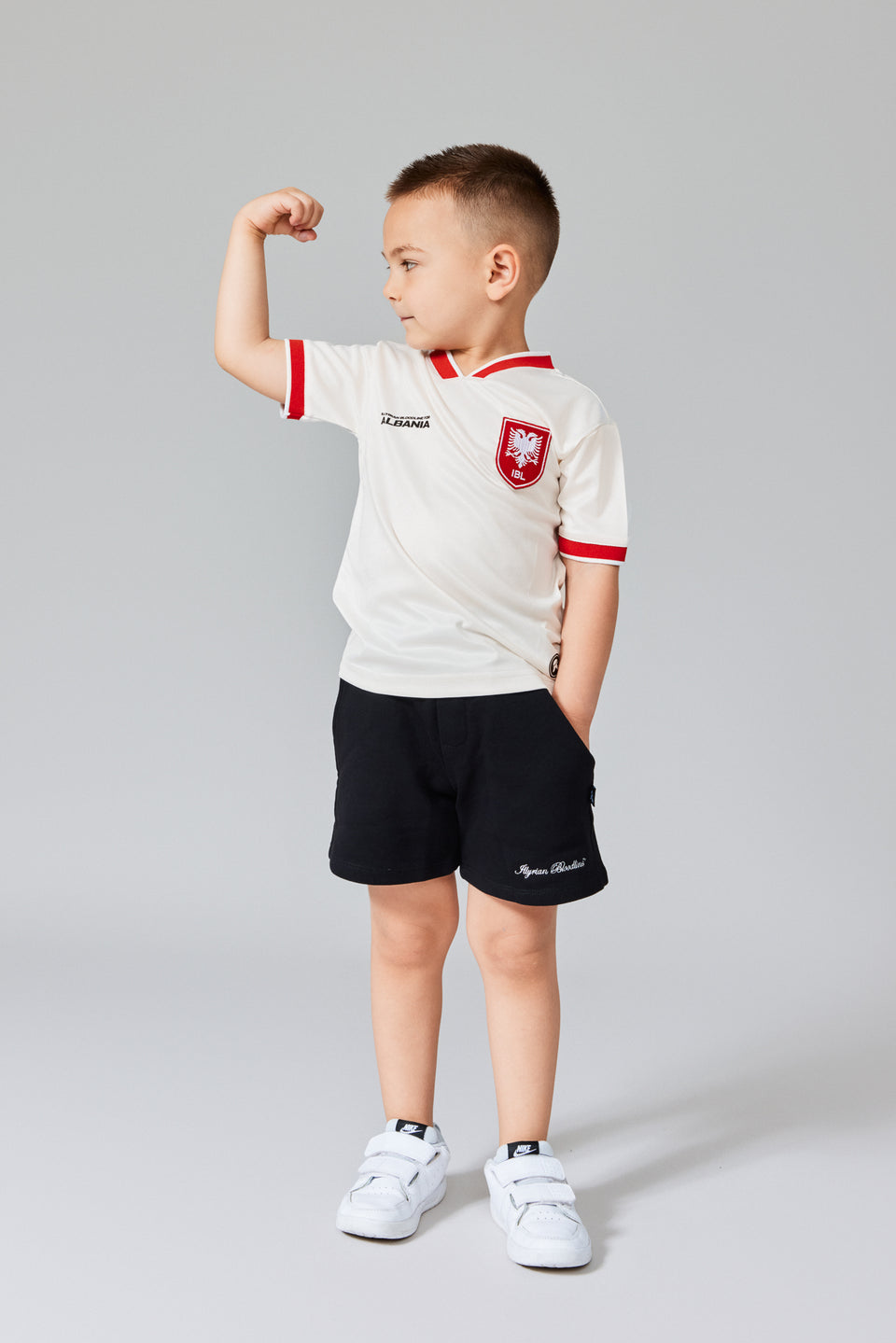 Kids' Albania 2024 Jersey - White