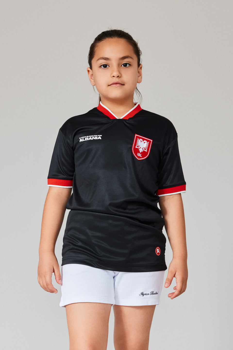 Kids' Albania 2024 Jersey - Black