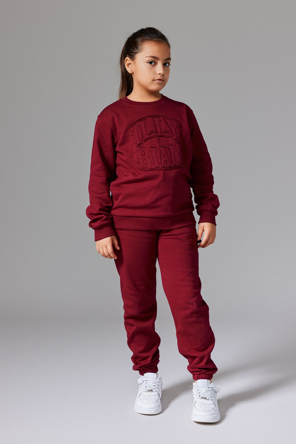 Illyrian Kids Joggers - Burgundy