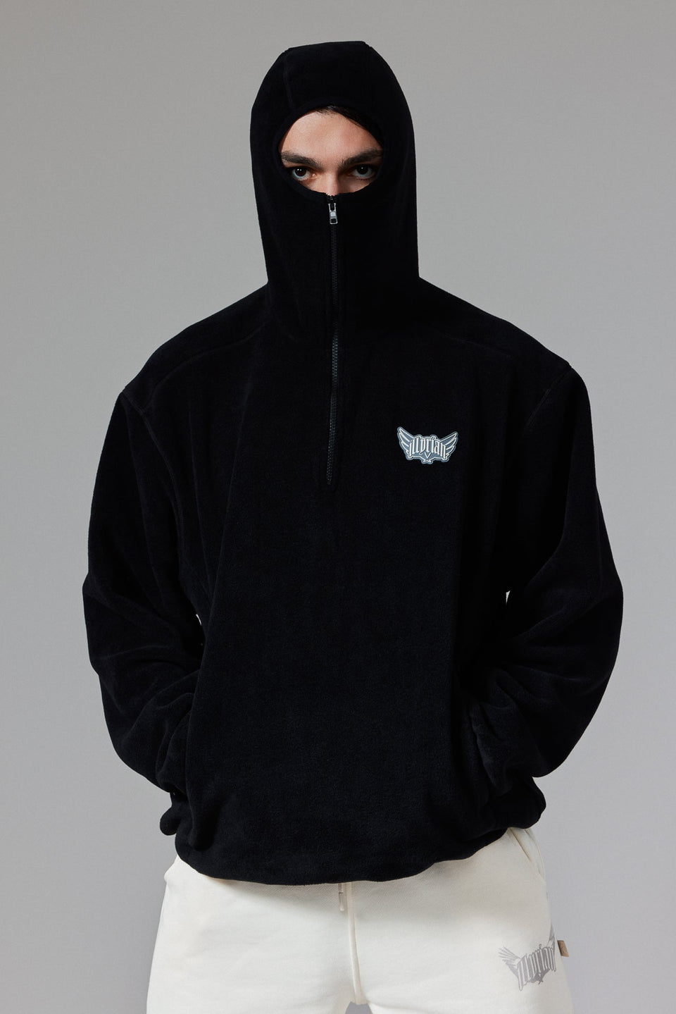 Illyrian Fleece Hoodie - Black