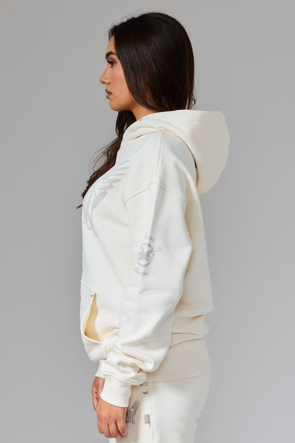 Illyrian Wings Hoodie - White