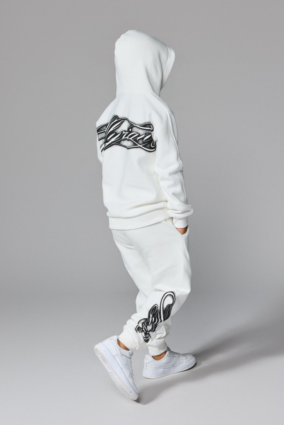 Kids' Illyrian Ink Joggers - White