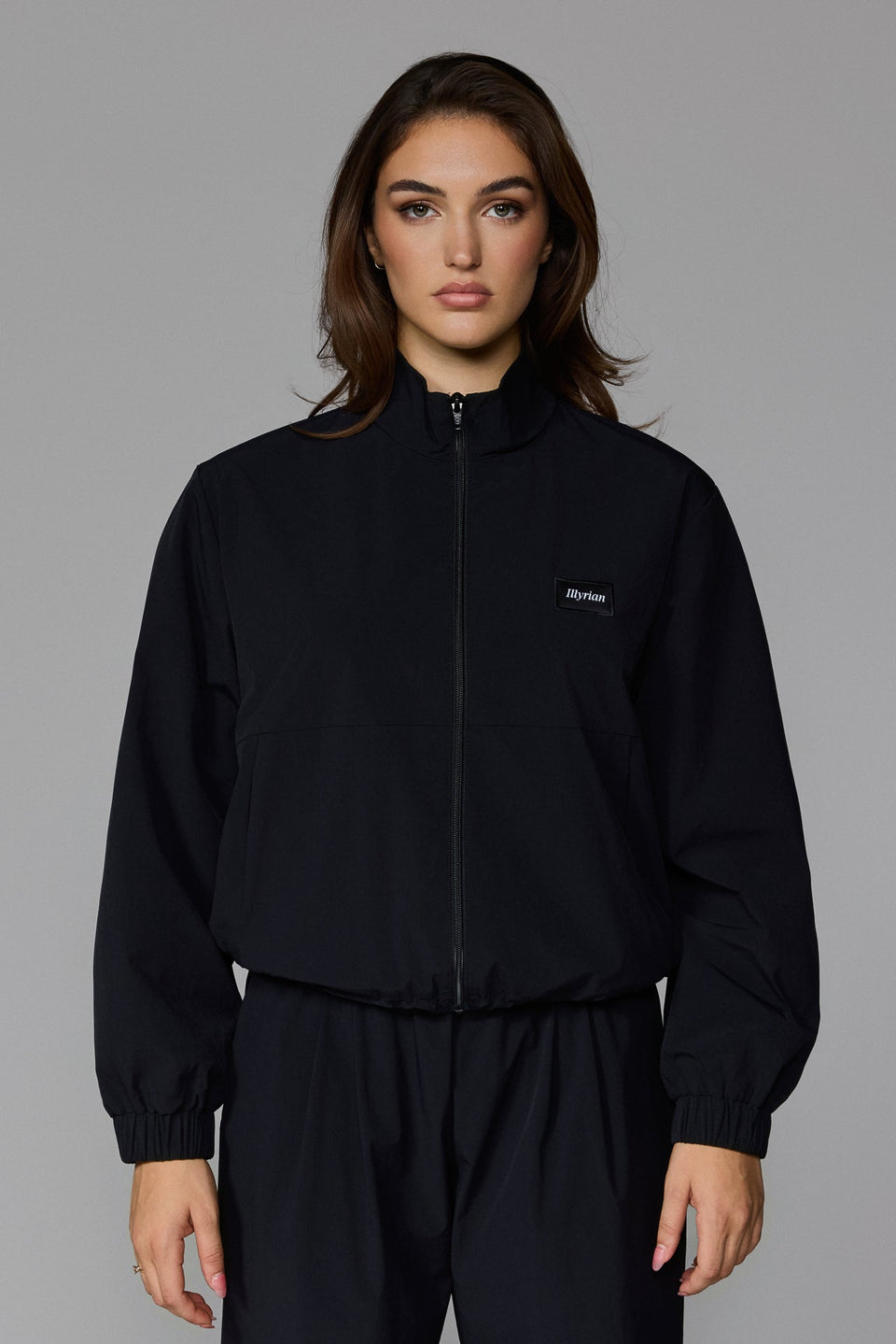 Women's Zipped Jacket - Black