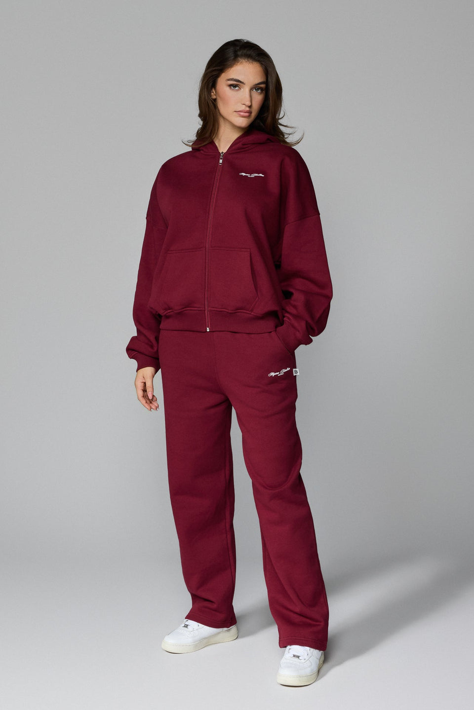 Women's Joggers - Burgundy