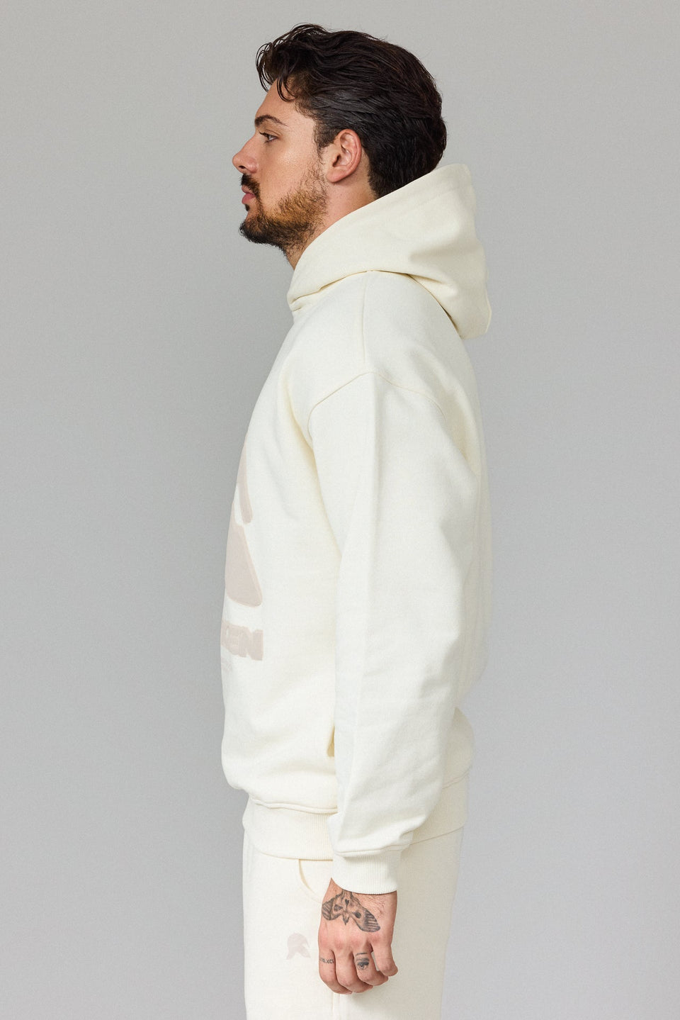 3D Helmet Hoodie - Off-White