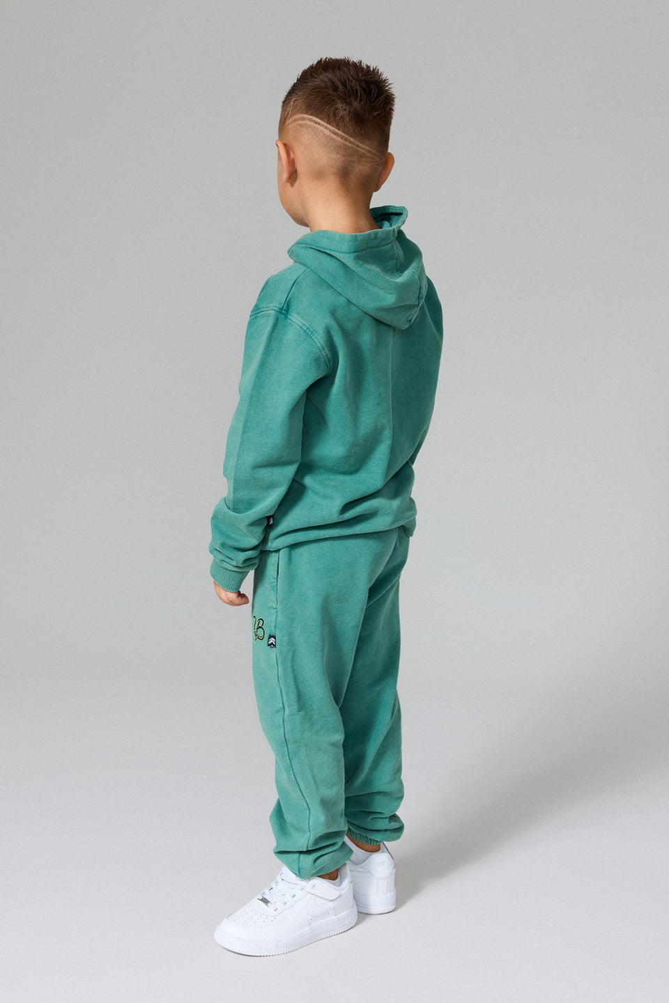 Kids Serpent Hoodie - Washed Green