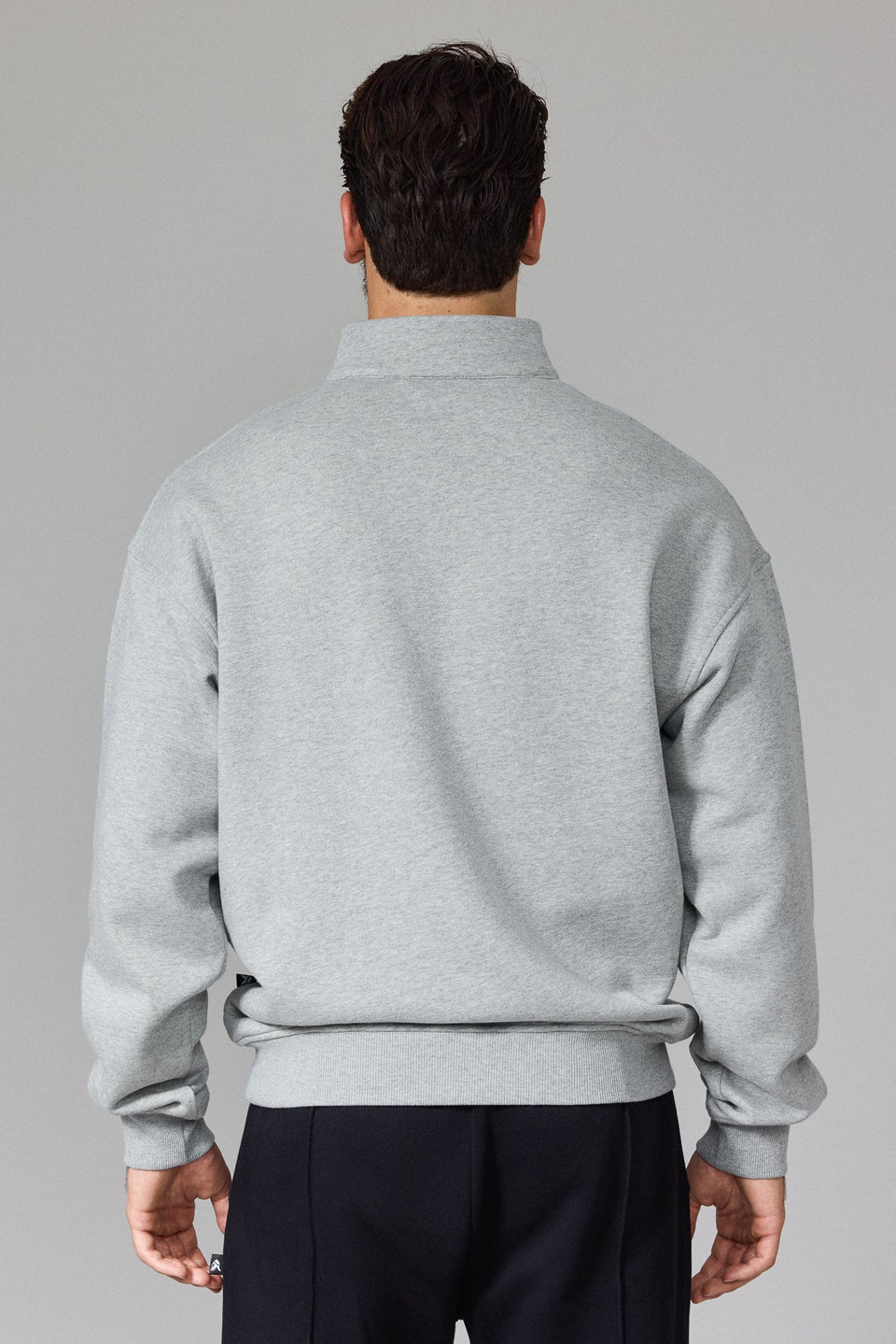Illyrian Half Zip Sweater - Grey