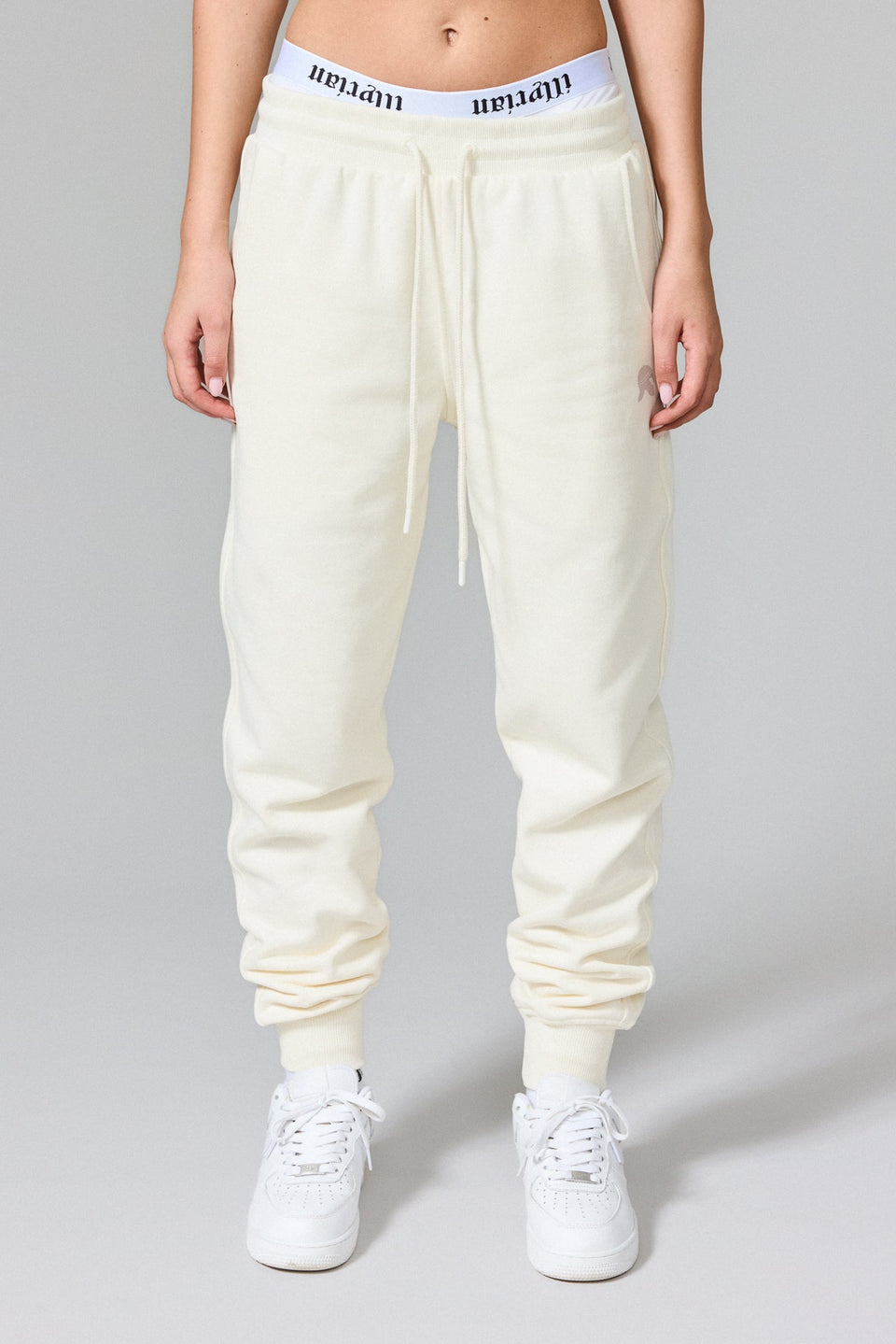 3D Helmet Joggers - White