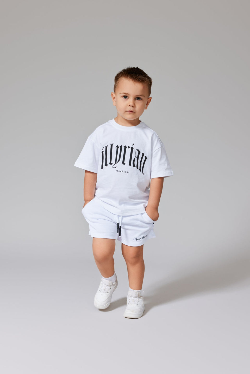 Illyrian Kids Signature Tee - Porcelain White