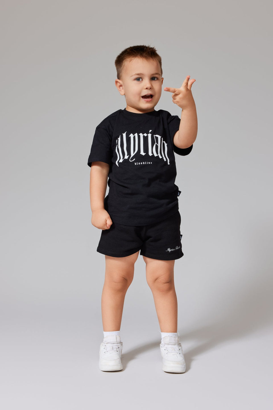 Illyrian Kids Signature Tee - Jet Black