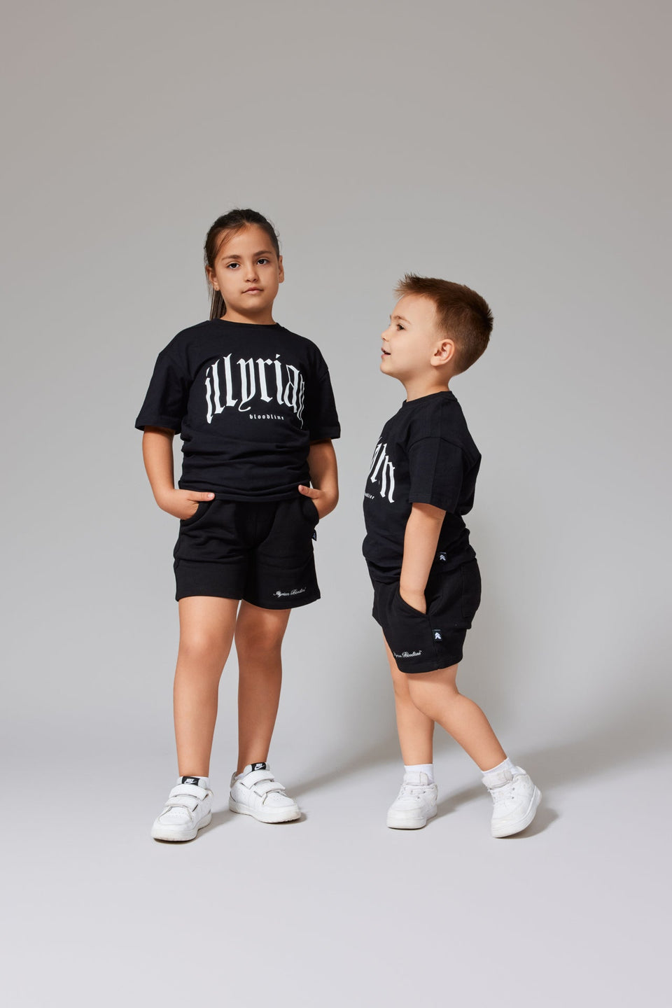 Illyrian Kids Signature Tee - Jet Black