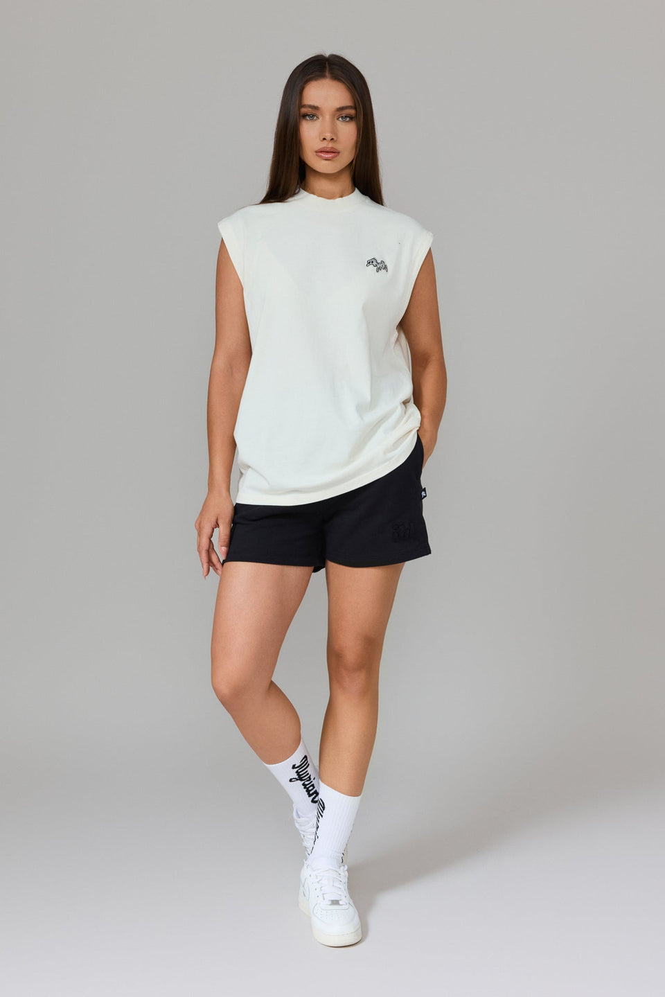 Illyrian TM Tank Top - Cream