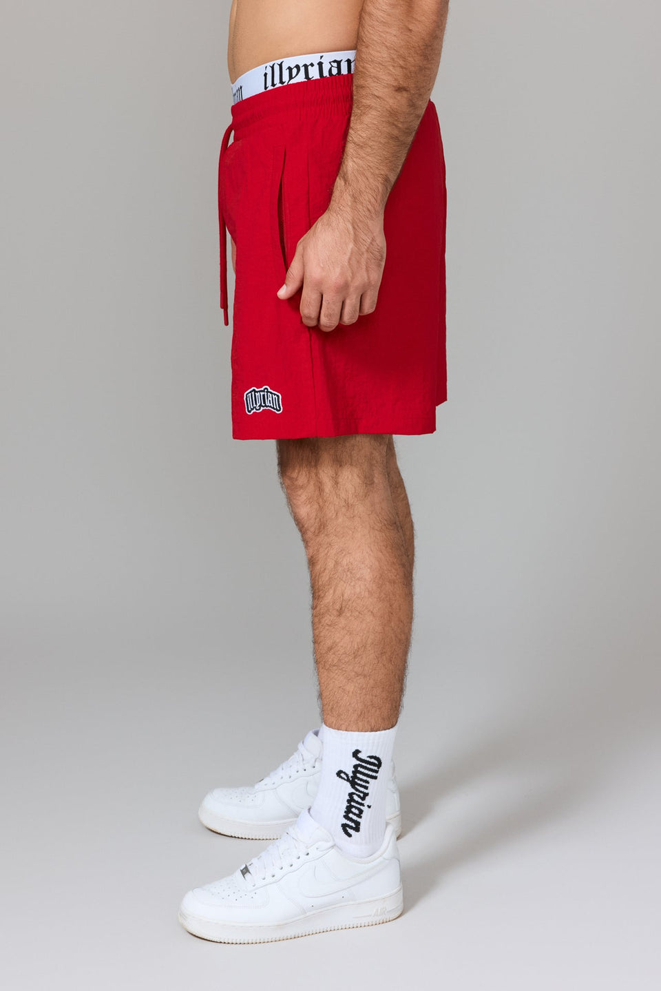 Illyrian TM Nylon Swimshorts - Red