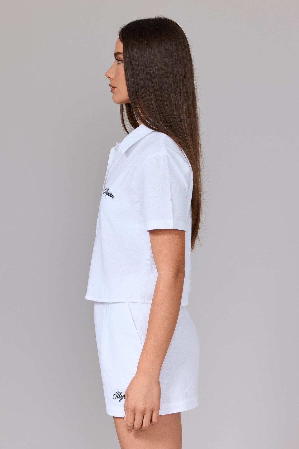 Women's Linen Shirt - White