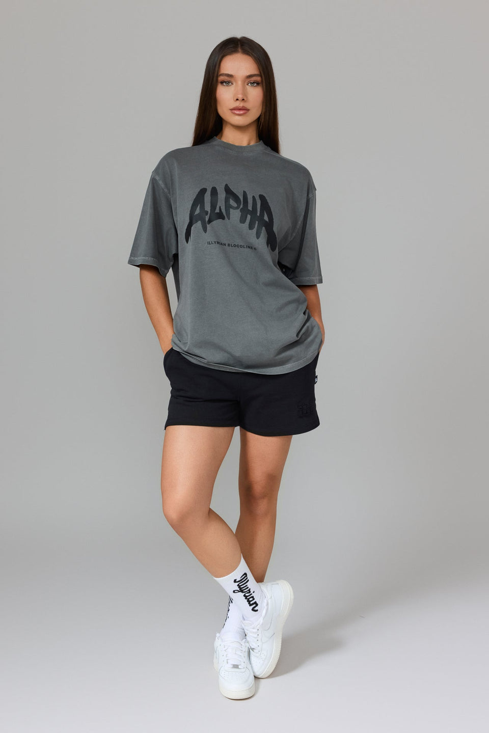 ALPHA T-shirt - Washed Grey