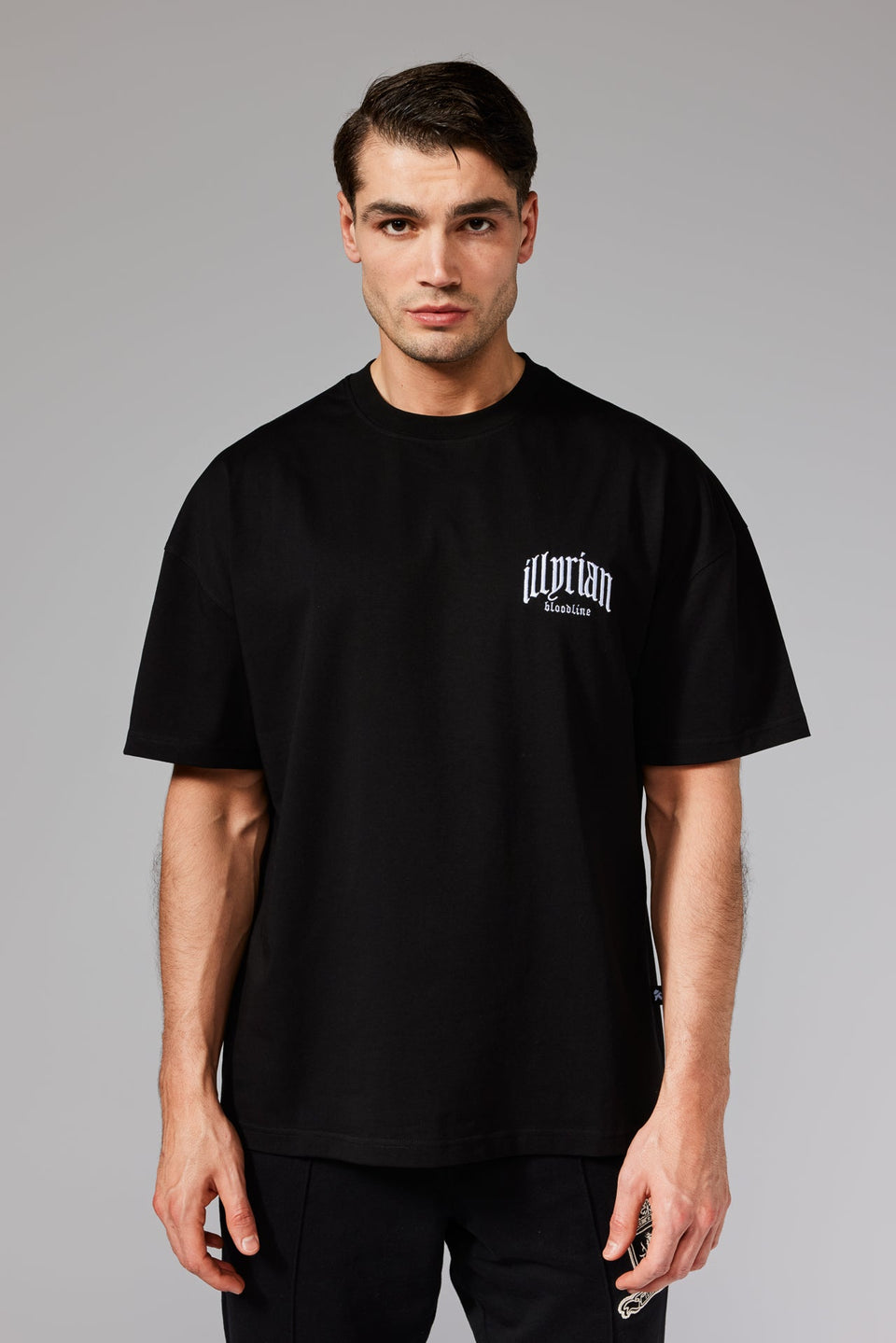 Illyrian Chest Logo Tee - Black