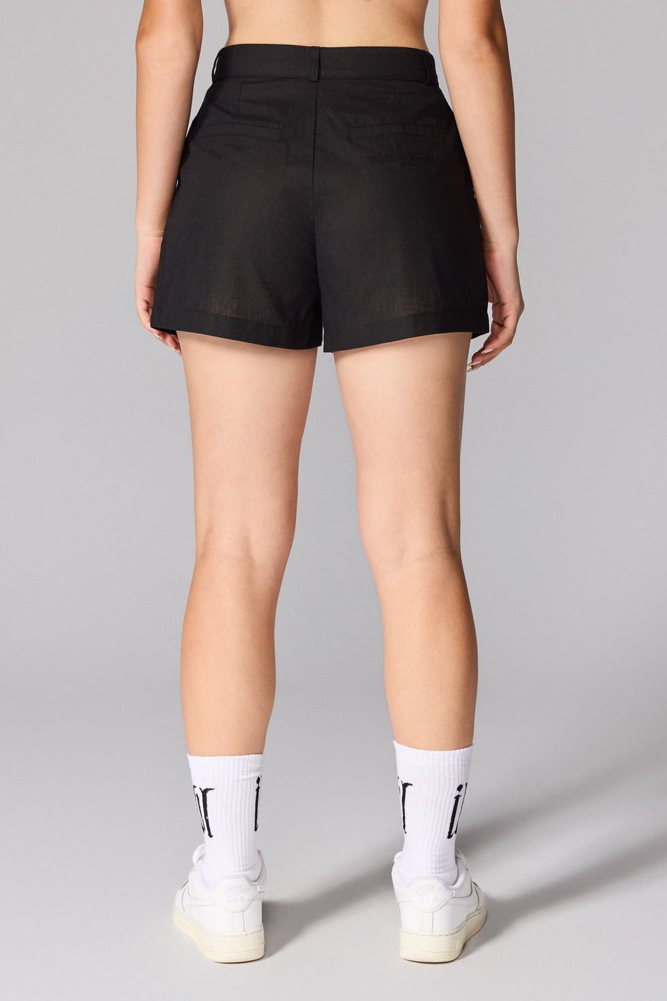 Women's S26 Linen Shorts - Black