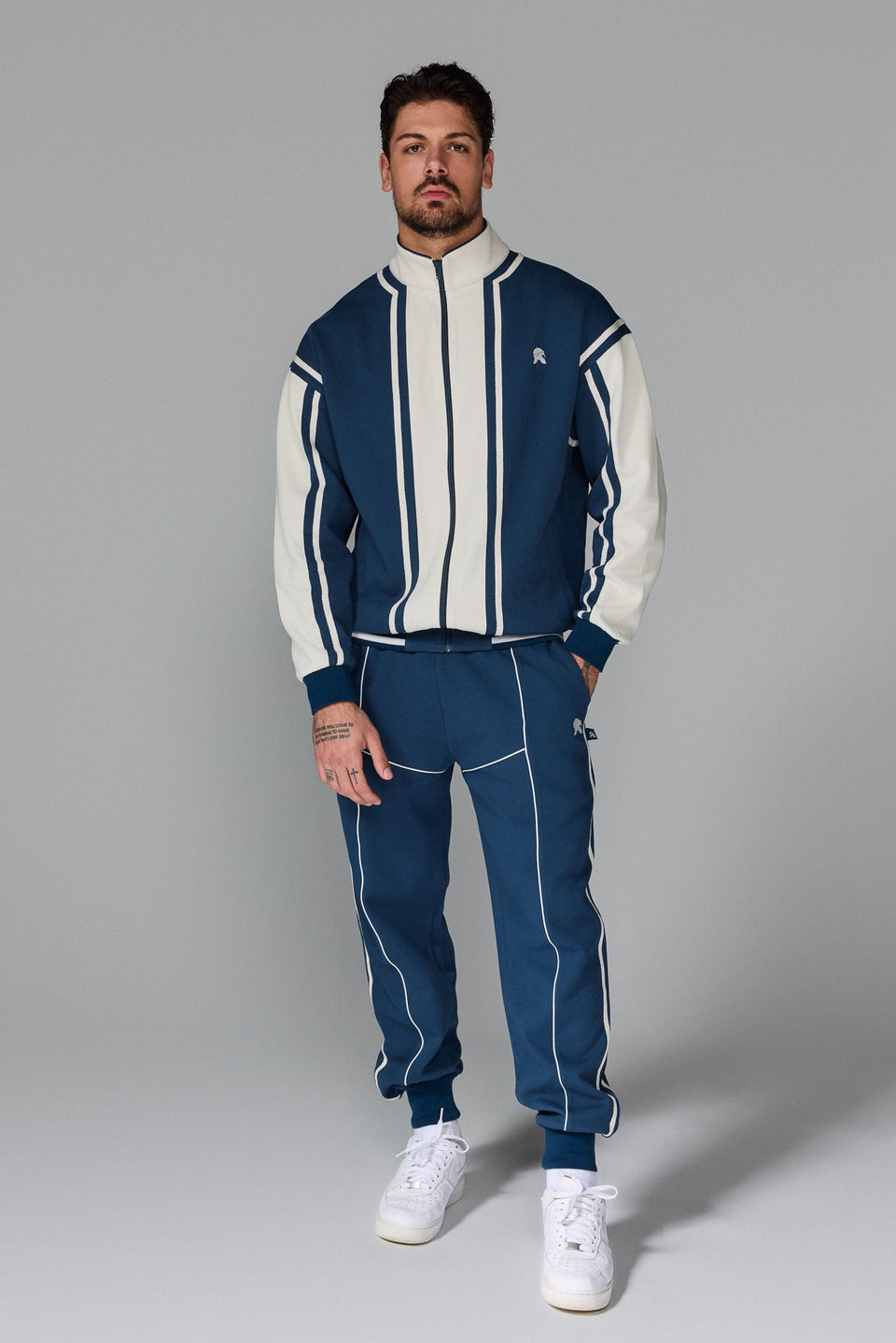 Culture Zipped Jacket - Blue