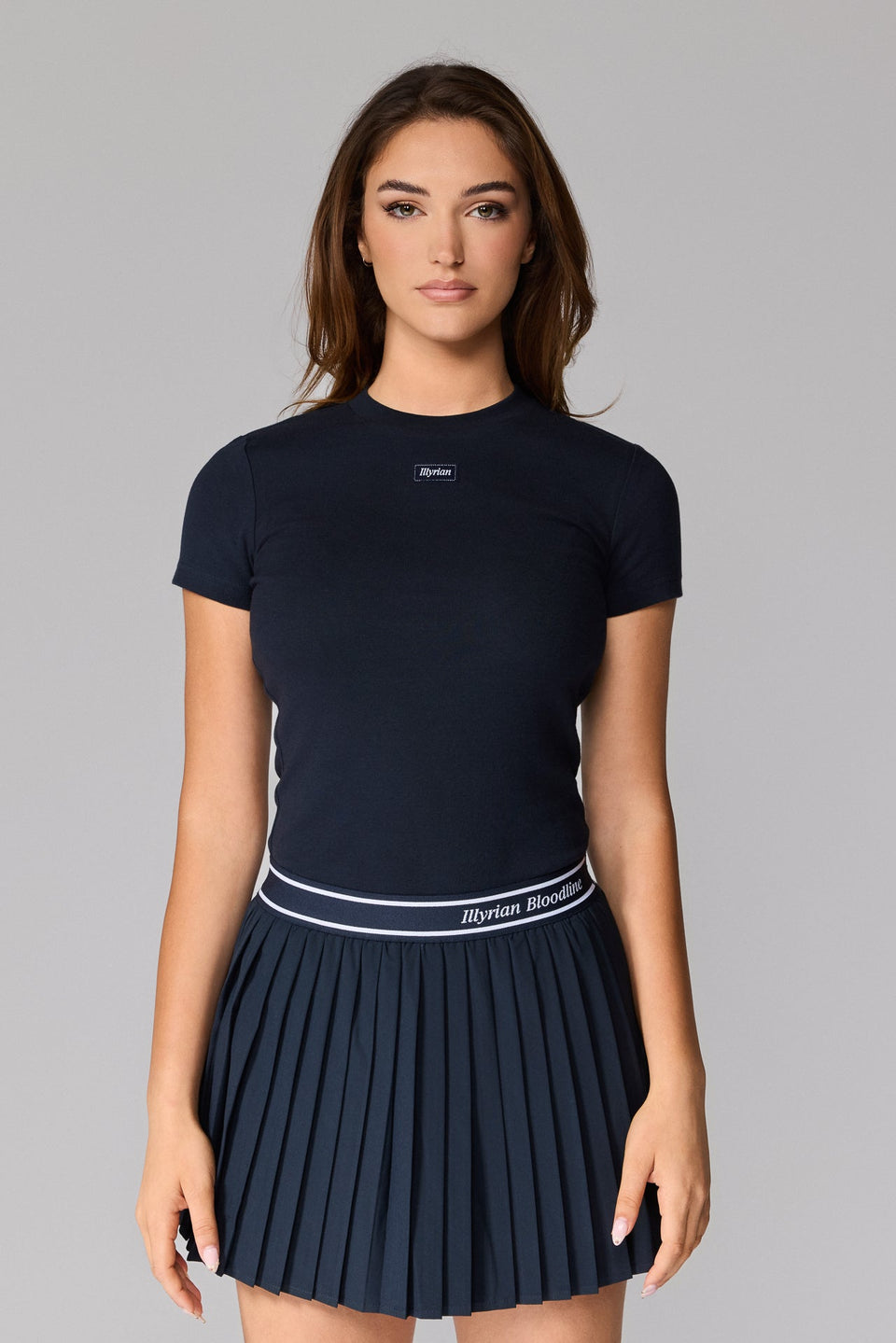 Women's Patch T-shirt - Navy