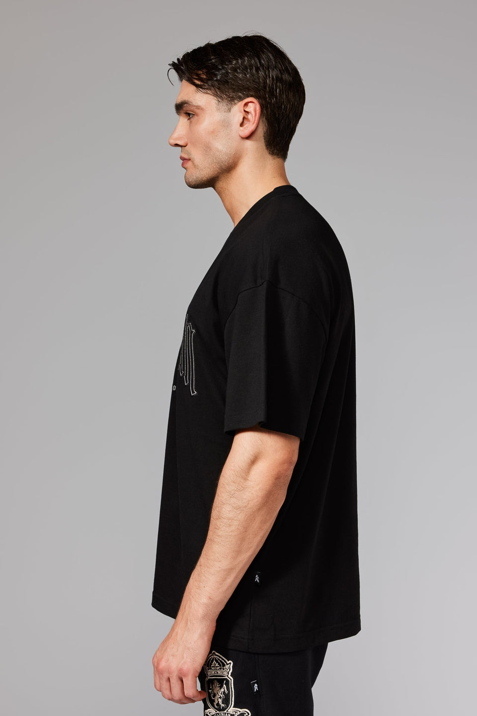 Classical Patch T-Shirt - Black