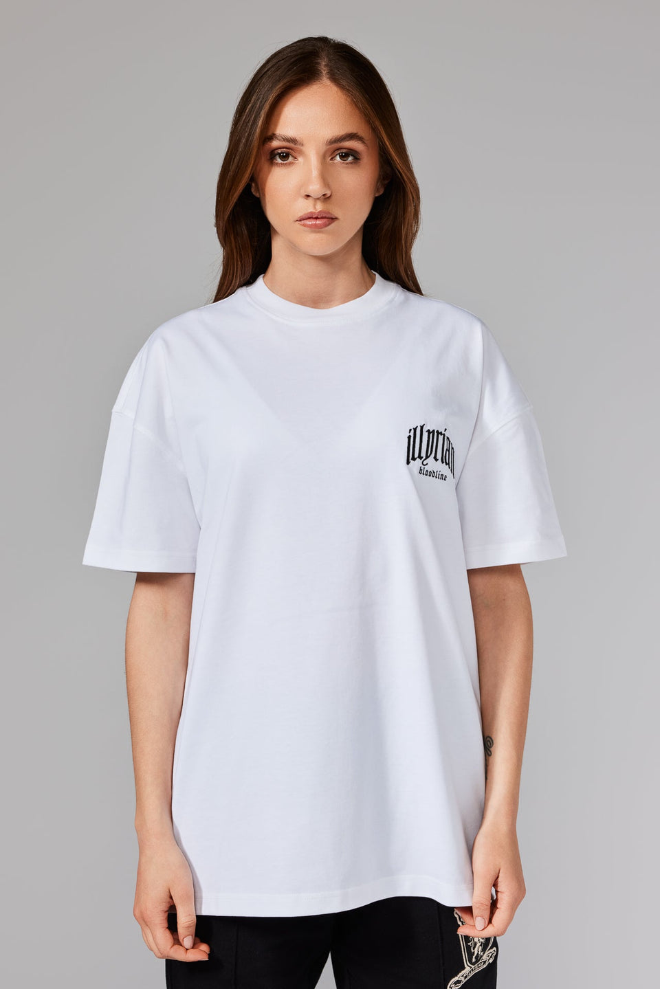 Illyrian Chest Logo Tee - White