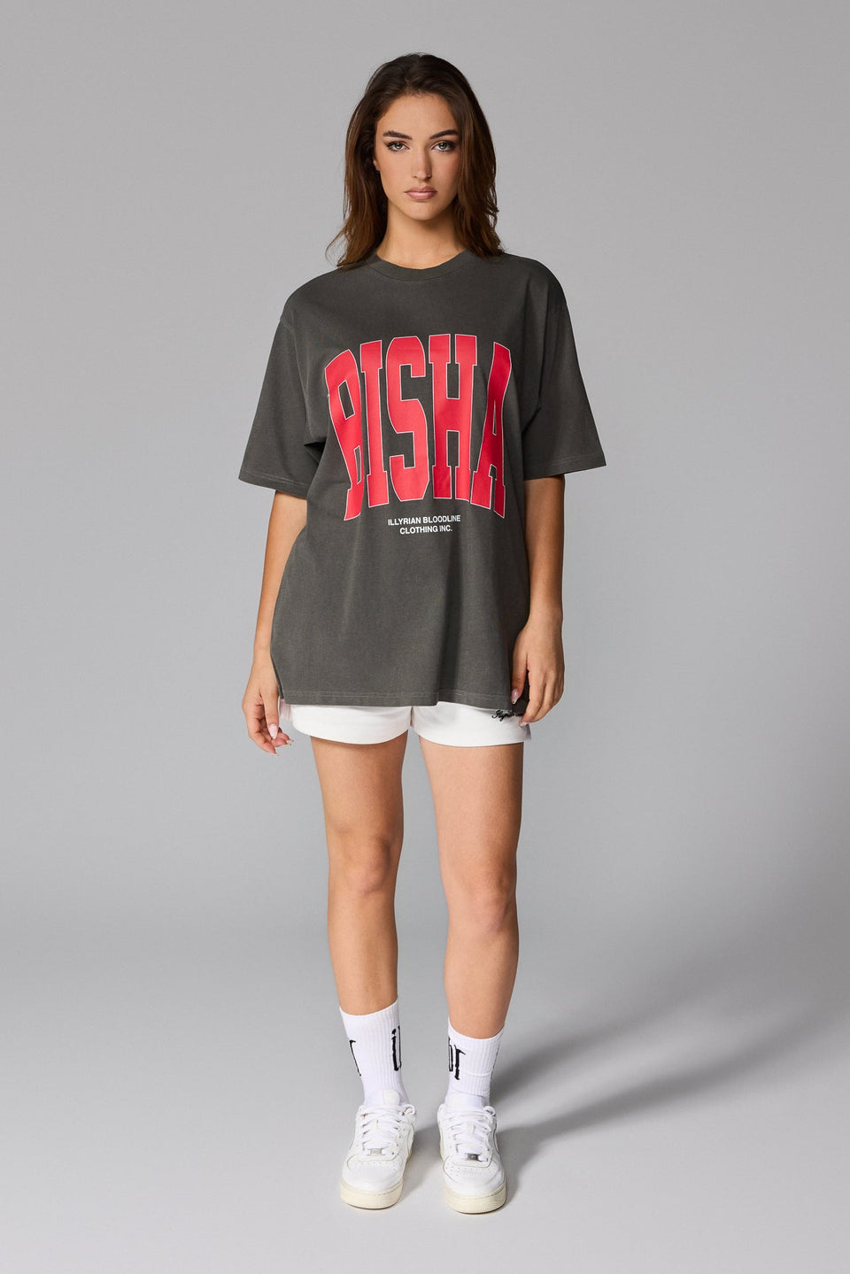 Illyrian S26 Bisha Tee - Washed Grey