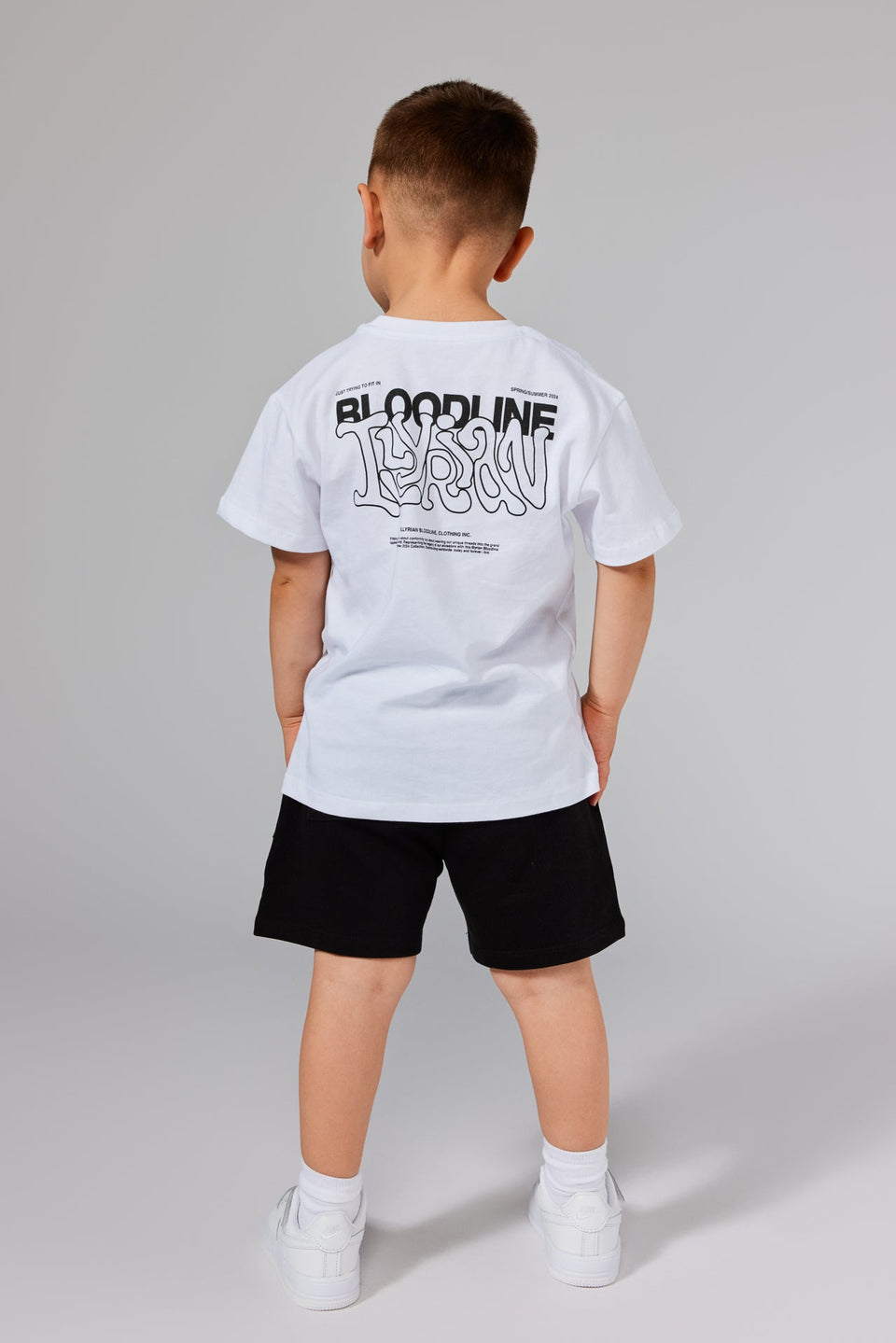 IBL Wavy T-shirt Kids - White