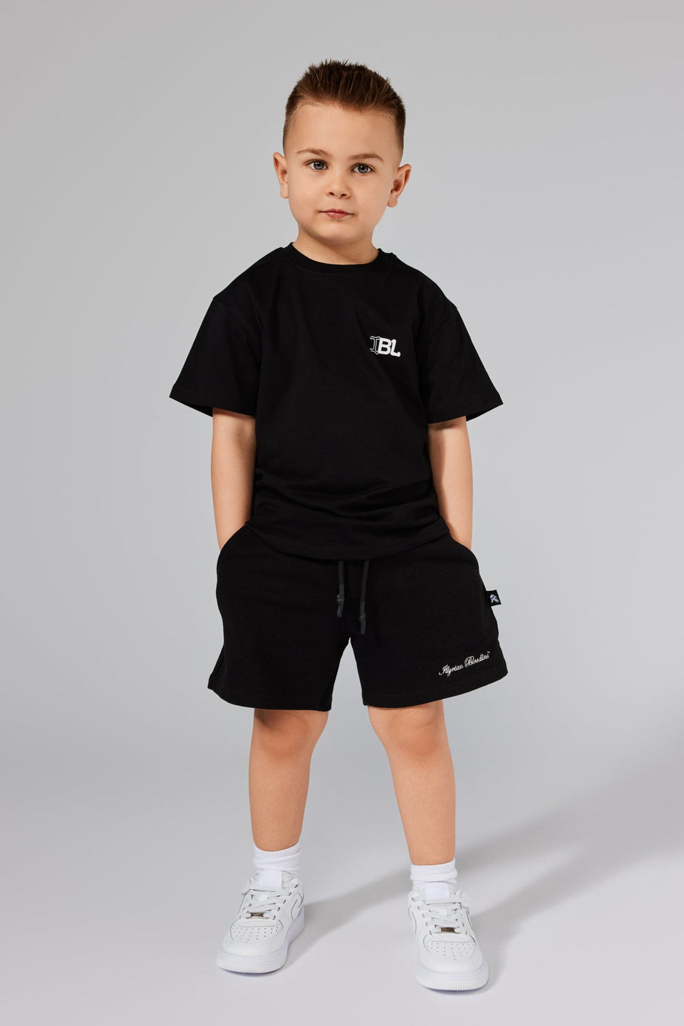 IBL Wavy T-shirt Kids - Black