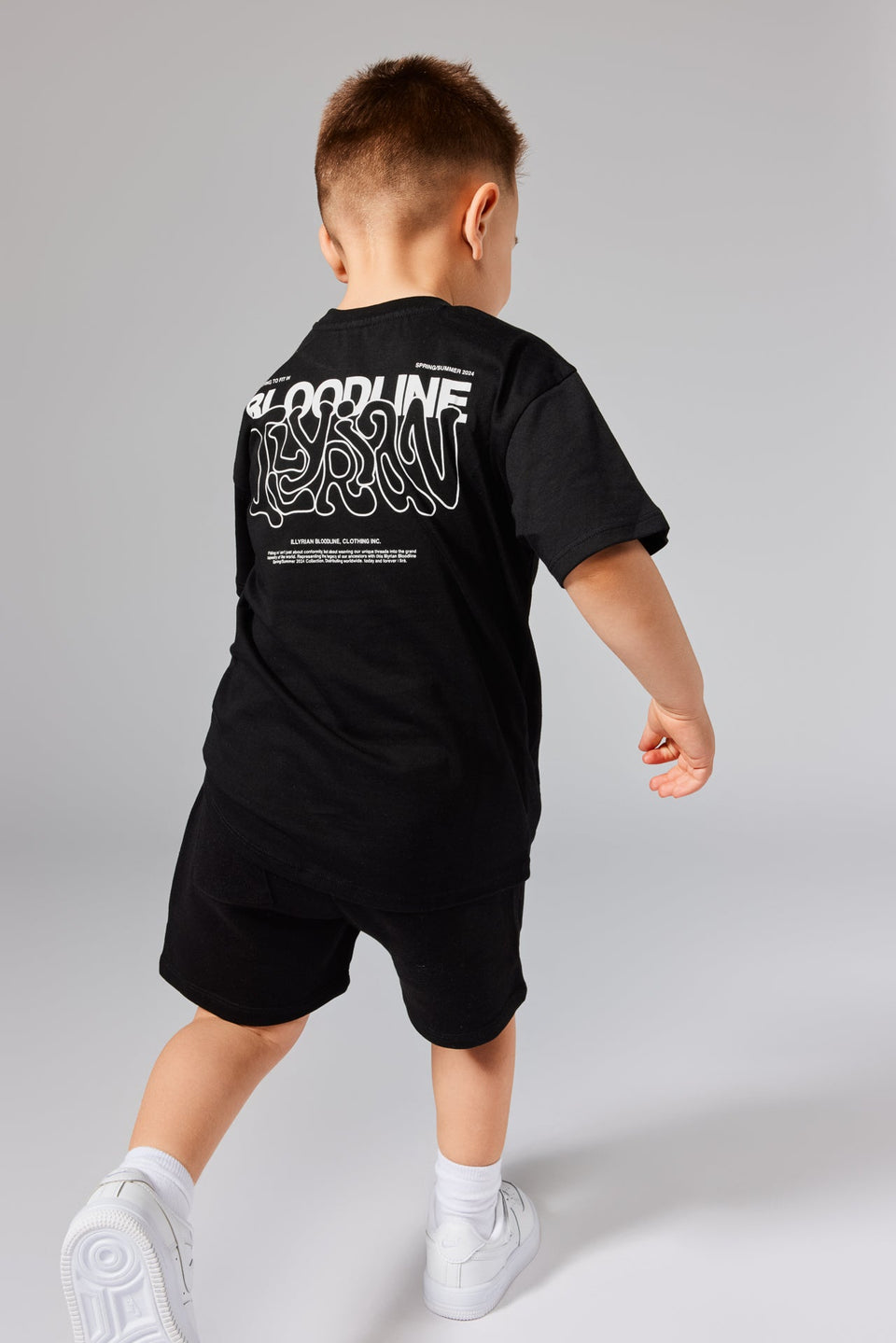 IBL Wavy T-shirt Kids - Black