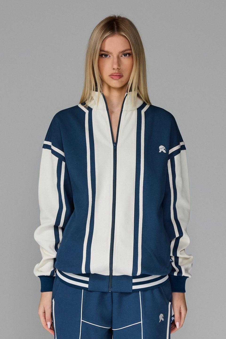 Culture Zipped Jacket - Blue