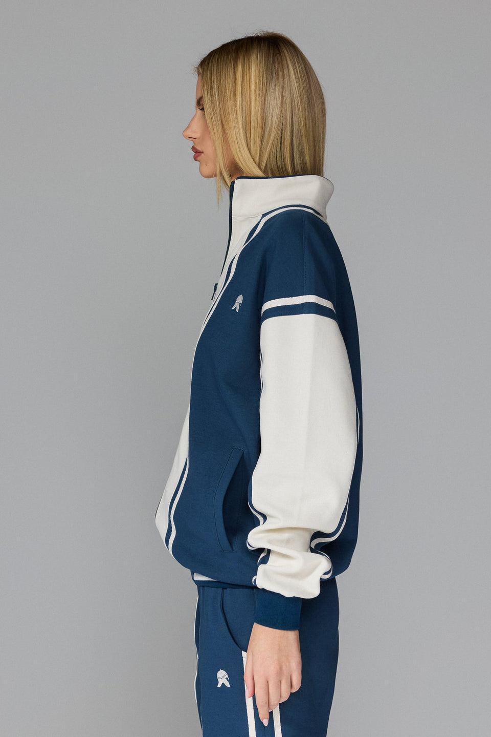 Culture Zipped Jacket - Blue