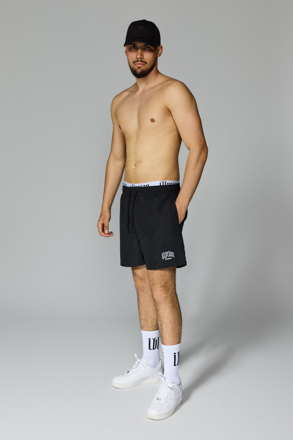 Illyrian Classical Swimshorts - Black