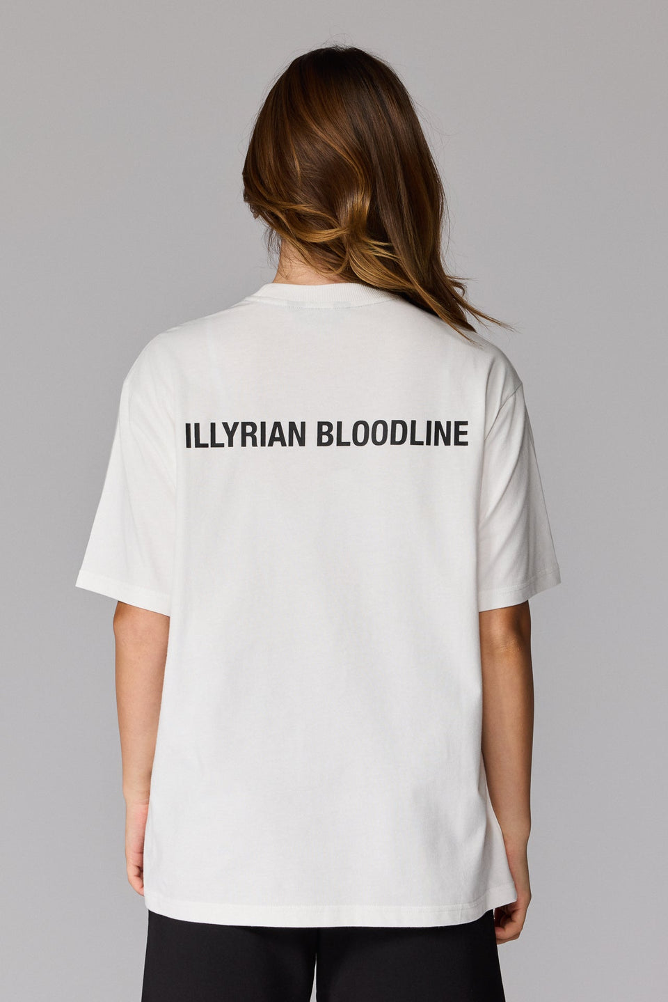 Illyrian Keychain T-shirt Front - White