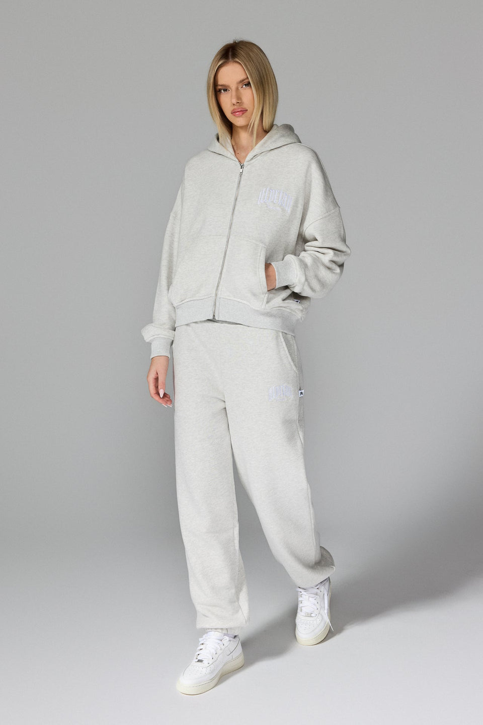 Women's Classical Joggers - Grey Melange