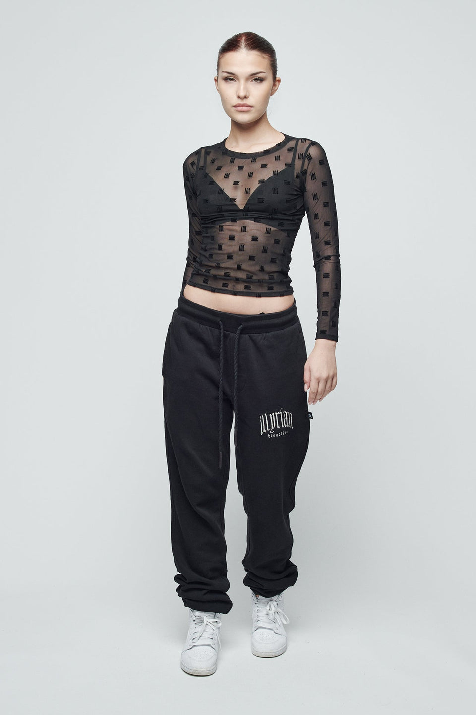 E Bukura Mesh Top - Black