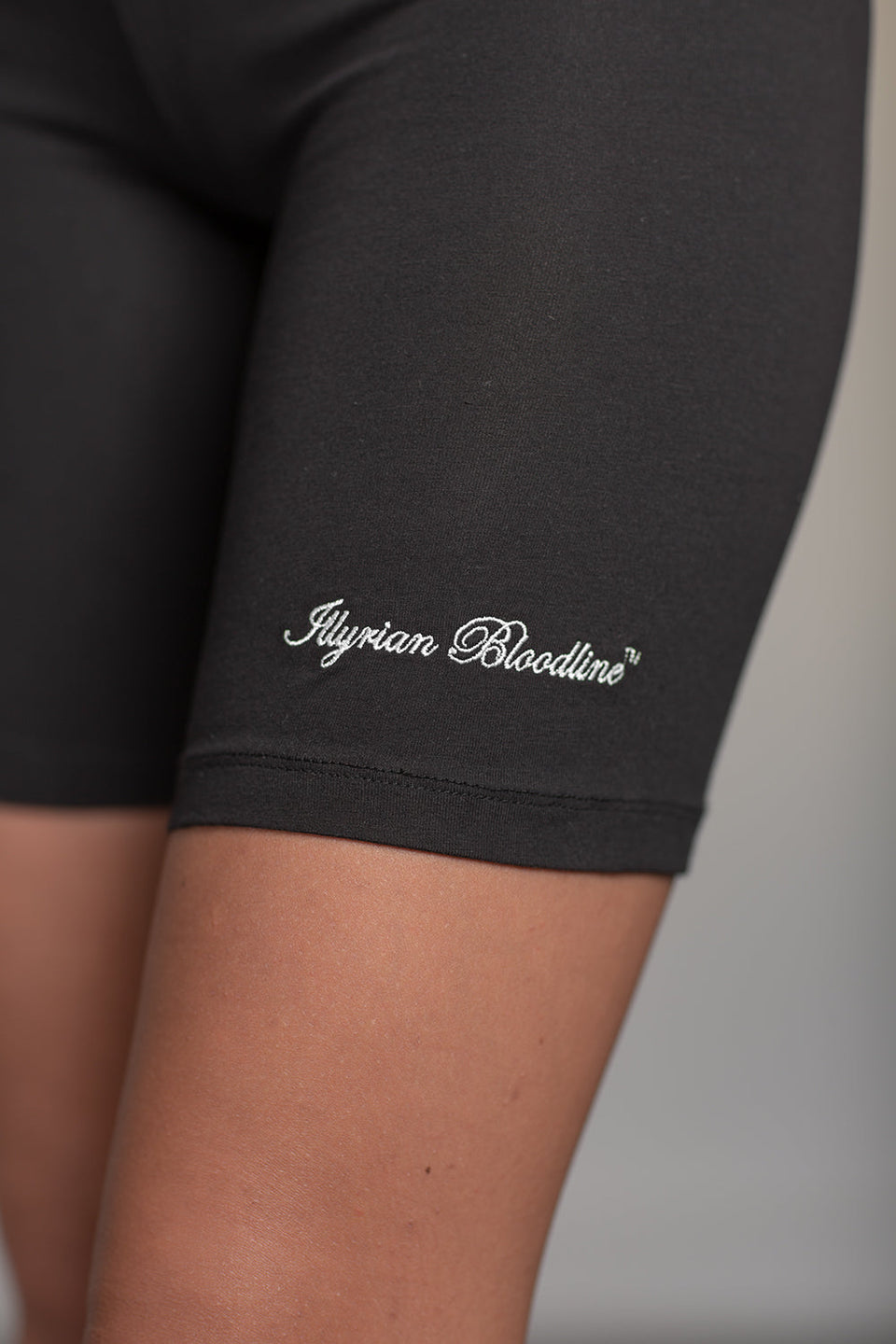 Cotton Illyrian Bicycle Shorts - Black