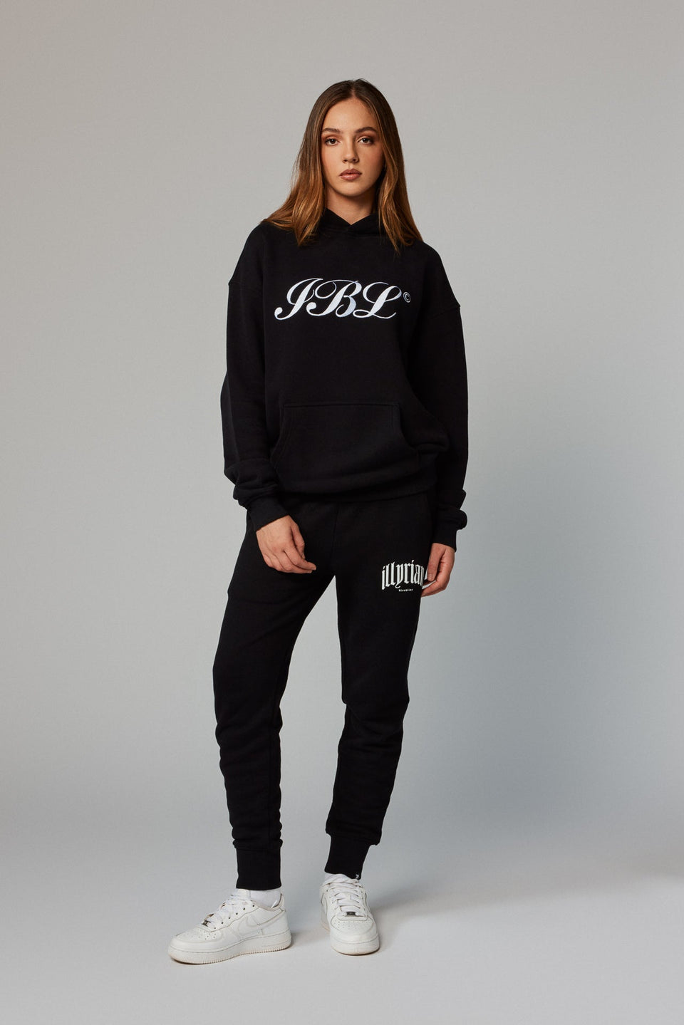 IBL Embroidery Hoodie - Black