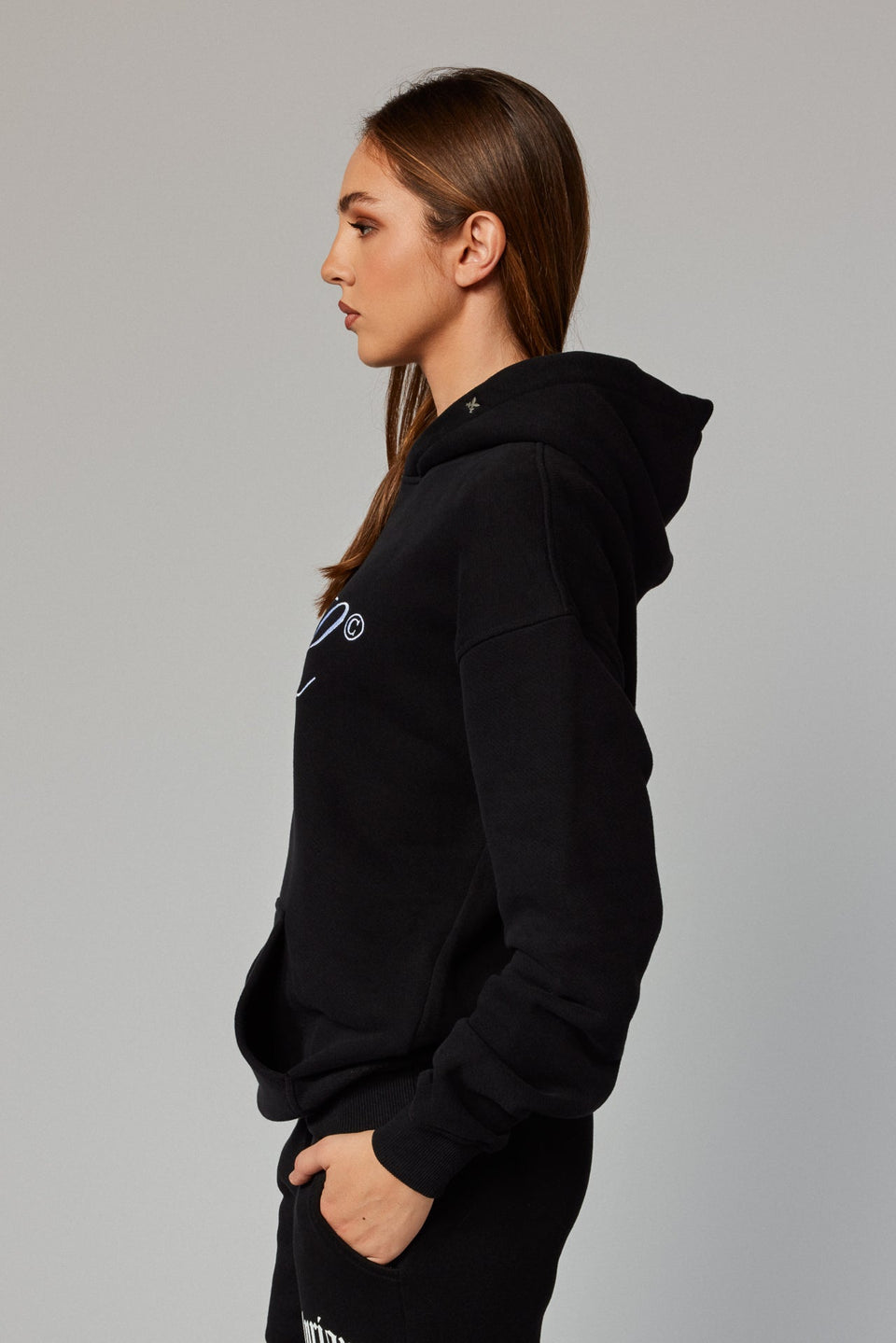 IBL Embroidery Hoodie - Black