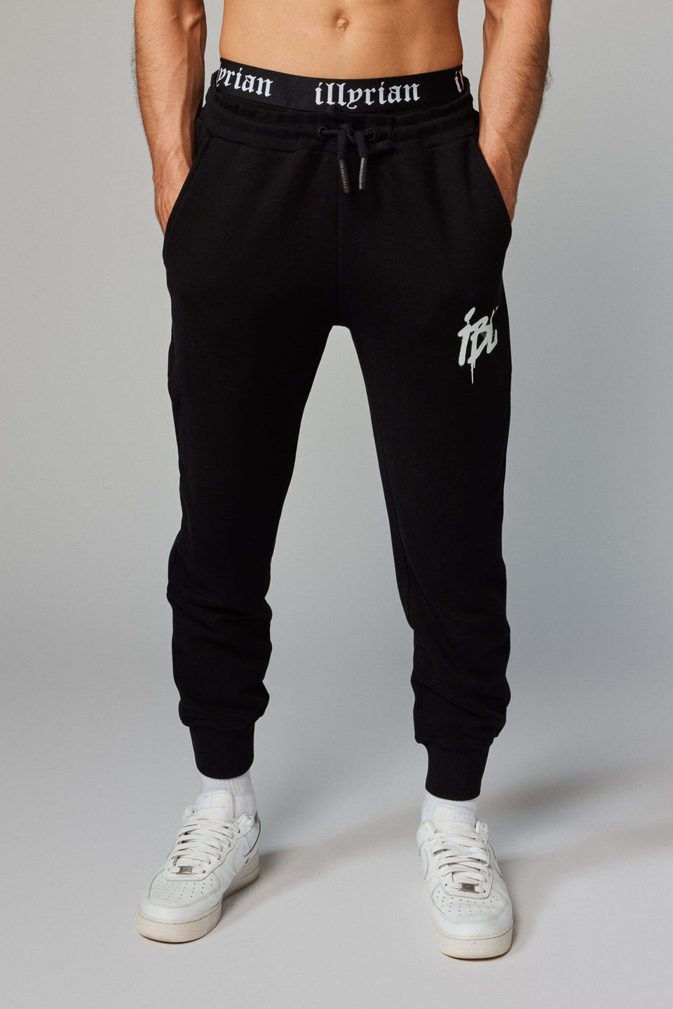 Grafitti Joggers - Black