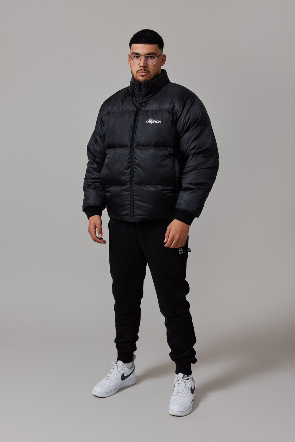 Reversible Puffer Jacket - Black