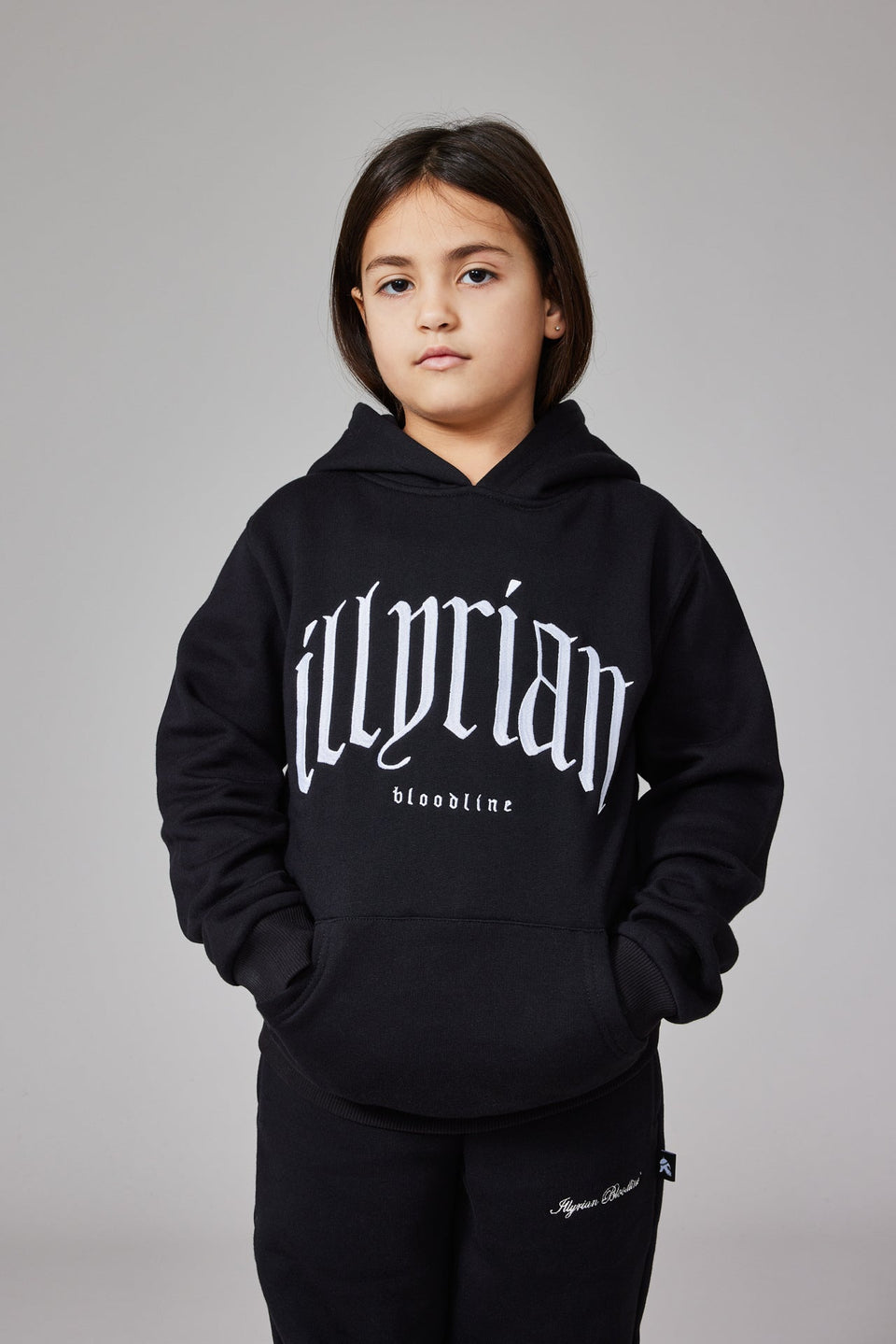 Illyrian Kids Signature Hoodie - Black