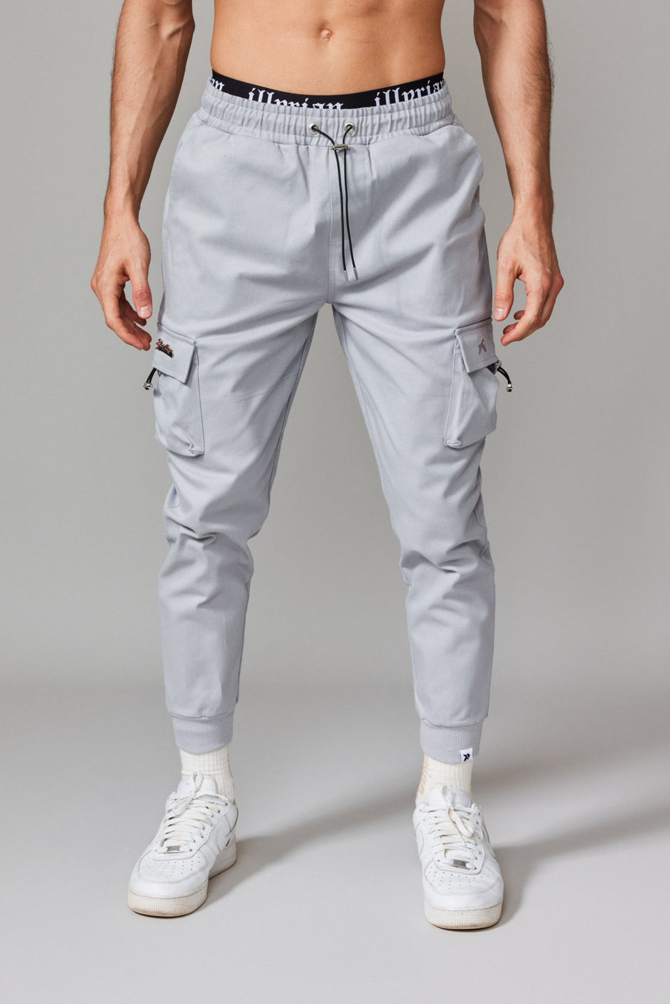 Cargo Joggers - Light Grey