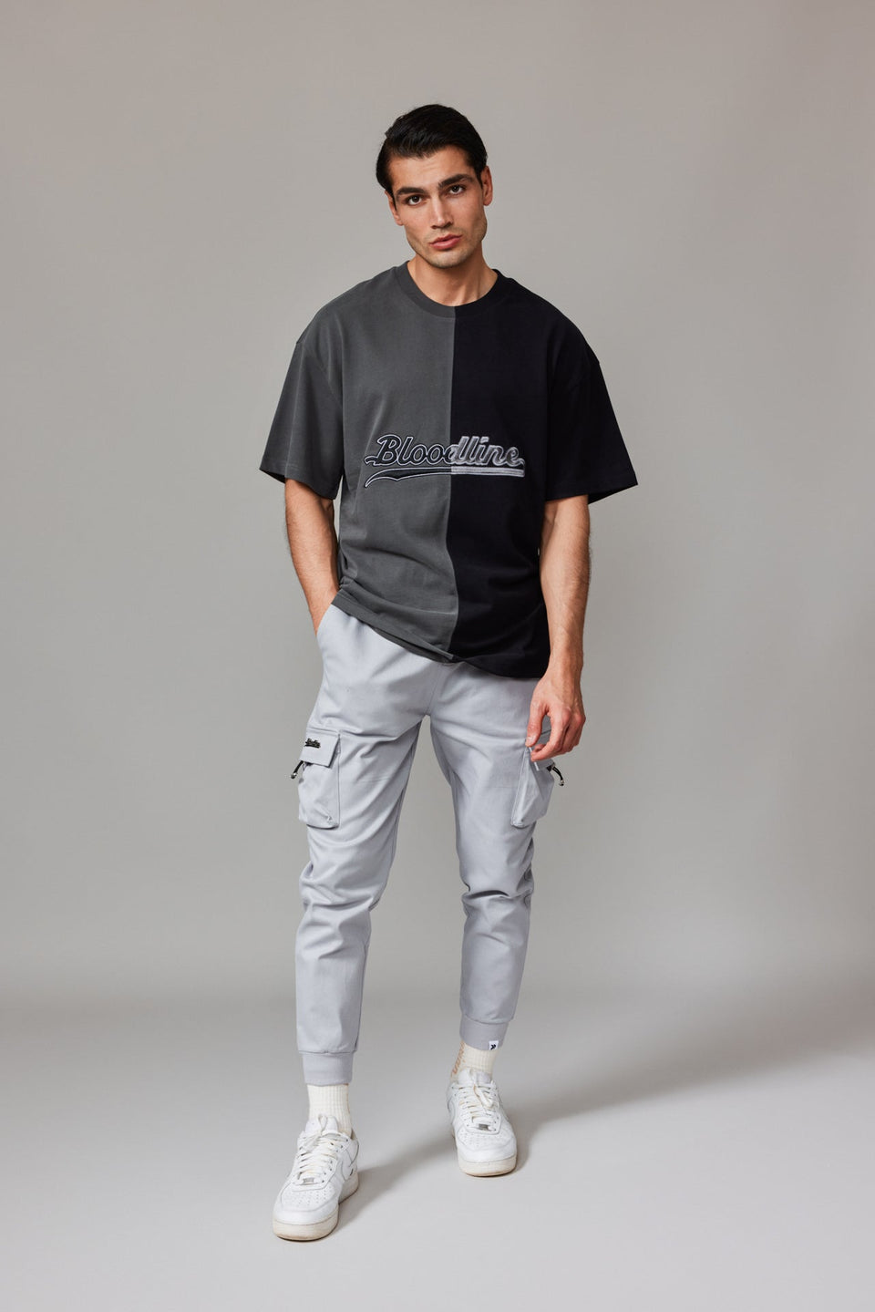 Cargo Joggers - Light Grey