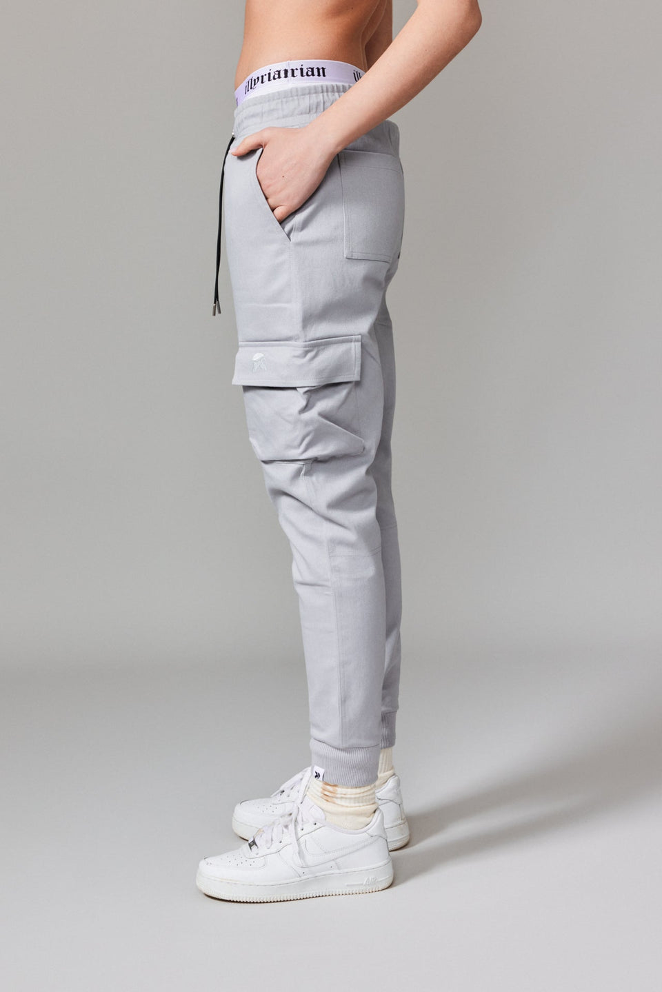 Cargo Joggers - Light Grey