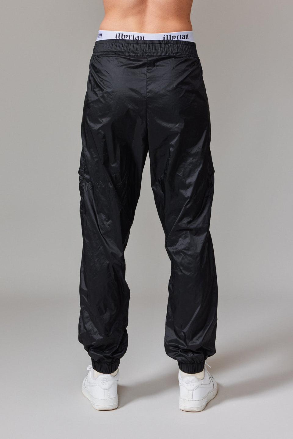 Women Windbreaker Joggers - Black